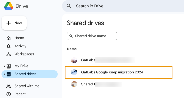 Google Keep Migration 